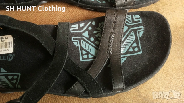MERRELL Real Leather Размер EUR 41 / UK 8 сандали естествена кожа 94-13-S, снимка 4 - Мъжки сандали - 53046799