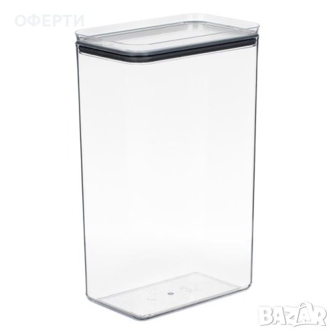  Пластмасов прозрачен контейнер за съхранение на храна 4л, снимка 1 - Други стоки за дома - 44198589
