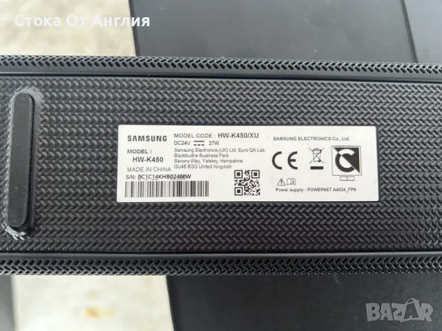 Саундбар - Samsung HW-K450 , снимка 6 - Други - 48236614