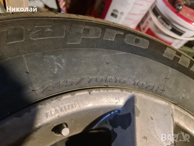 продавам летни гуми с джанти 245 70 R16, снимка 5 - Гуми и джанти - 53372315