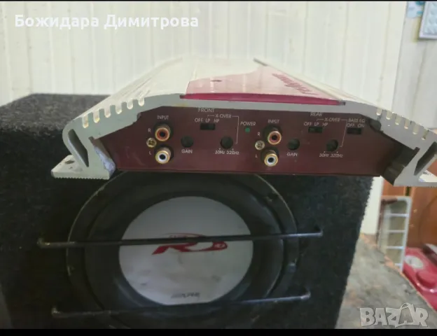 уникален комплект бас каса + стъпало с много компактни размери , снимка 5 - Ресийвъри, усилватели, смесителни пултове - 49703262