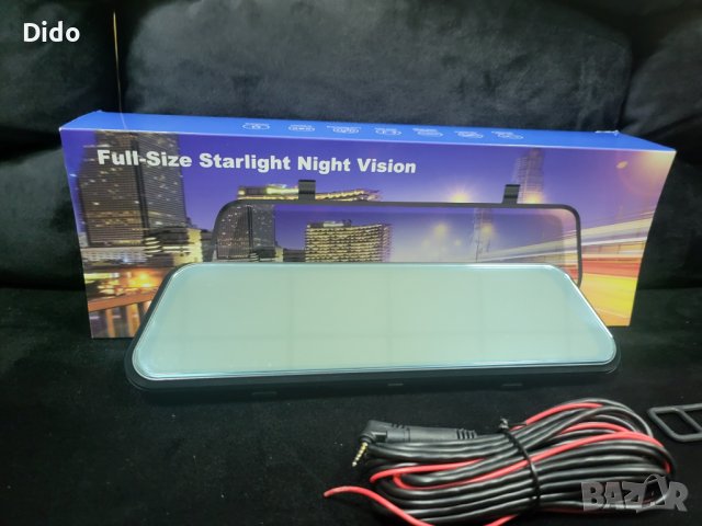 Огледало за автомобил с 2 камери – видеорегистратор и камера за задно виждане  Код на продукт: TS610, снимка 4 - Аксесоари и консумативи - 39443007