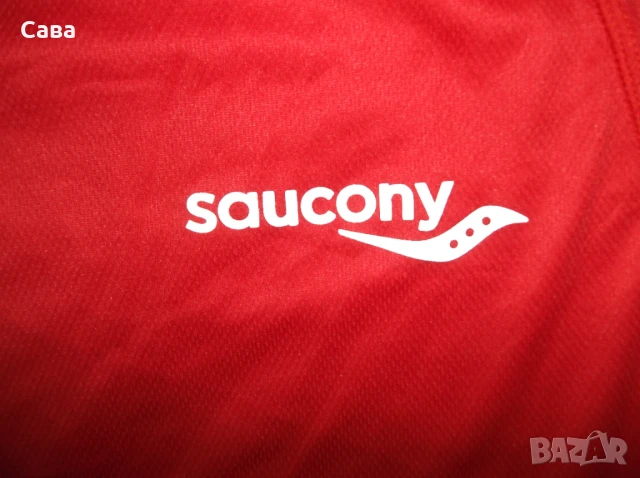 Тениска SAUCONY  мъжка,М-Л, снимка 3 - Тениски - 50703512