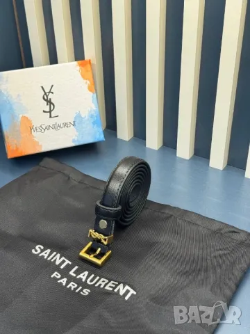 колани от естествена кожа в кутия 2см ysl saint laurent , снимка 5 - Колани - 50415887