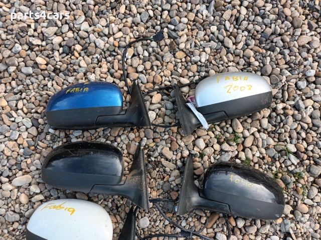 ляво и дясно огледало за шкода фабия II 06 - 14 фабиа 2 SKODA FABIA, снимка 3 - Части - 49804630