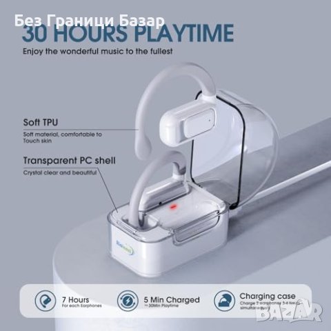 Нови Безжични Слушалки EP5: Кристален Звук, Удобство при Спорт, снимка 2 - Bluetooth слушалки - 44249874