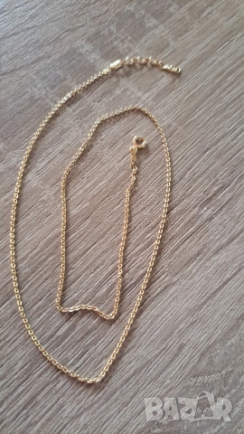 Среберни синджири, златно покритие, снимка 2 - Колиета, медальони, синджири - 54177422