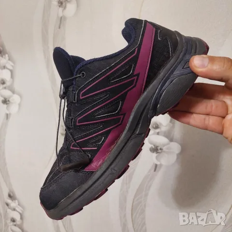 водоустойчиви туристически обувки Salomon FELLRAISER Wings Access 2 GTX Gore-Tex номер 39 1/3, снимка 7 - Маратонки - 47514359