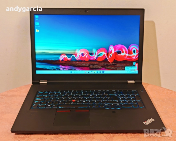 Lenovo ThinkPad P17/Intel Core i7-10750H/16GB RAM/512GB SSD/NVidia Quadro T2000 4GB/17.3 Full HD IPS, снимка 17 - Лаптопи за работа - 51986959