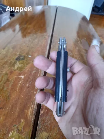 Стар автоматичен нож #2, снимка 3 - Други ценни предмети - 50422797