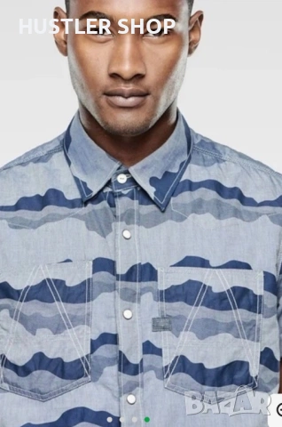 Мъжка риза G-STAR. Размер L, снимка 2 - Ризи - 54083203