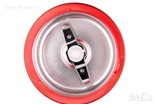 Кафемелачка Voltz, 200W, 50 гр., Сребрист/черен и Червен, снимка 6 - Кафемашини - 49393536