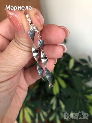 Сребърни обици