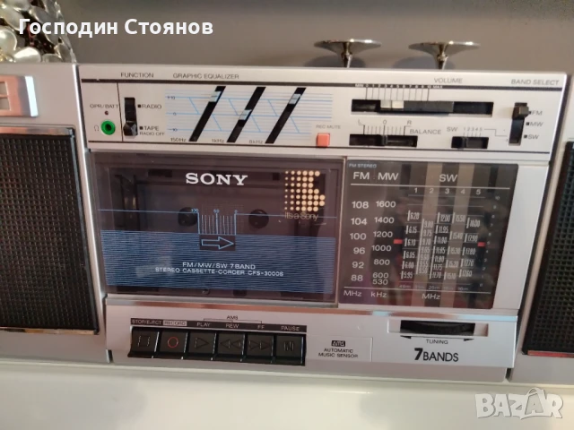 SONY CFS 3000S , снимка 3 - Радиокасетофони, транзистори - 51388566