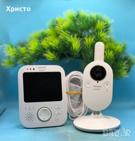 Безжичен видеобебефон Philips Avent Premium, 3.5", Успокояващи функции, Термометър, Бял, снимка 3 - Бебефони - 52319210