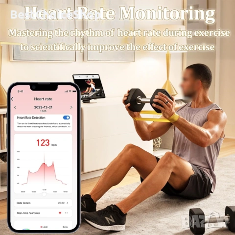 Lizzbeoal Умен пръстен за мъже и жени, фитнес тракер, здраве, пулс, кислород в кръвта, тракер за сън, снимка 7 - Спортна екипировка - 54215558