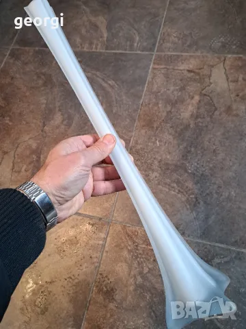 стъклена квадратна ваза тип Айфелова кула  6/3, снимка 8 - Вази - 49272190