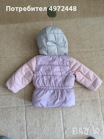 Зимно яке Benetton, размер 82 см, снимка 3 - Бебешки якета и елеци - 56438707