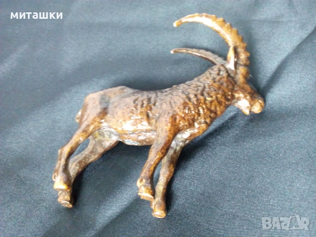 Бронзова статуетка козел, снимка 7 - Статуетки - 53898478