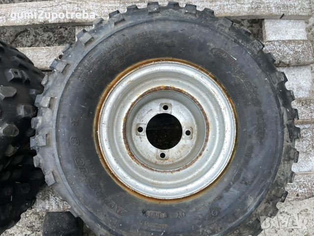 8 цола Задни Джанти 4х100 за ATV Yamaha Blaster 8J гуми 21х10-8, снимка 8 - Гуми и джанти - 53157018