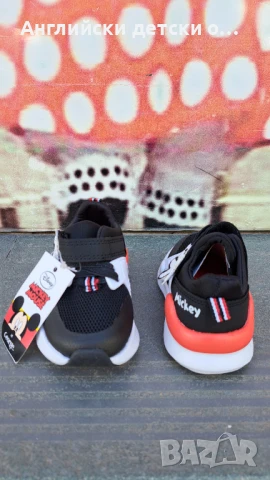 Английски детски маратонки с Мики Маус, снимка 7 - Детски маратонки - 50464629