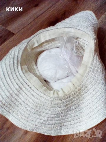 Лятна сламена  шапка/Дънкова шапка, снимка 3 - Шапки - 34062907