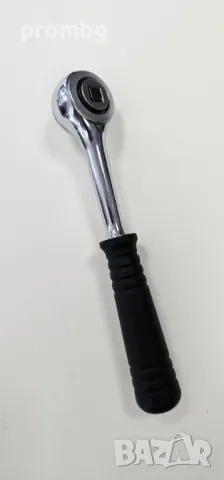 Тресчотка с гумирана дръжка Mannesmann 1/4'', в кутия, Германия, снимка 3 - Други инструменти - 47351024