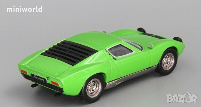 LAMBORGHINI P400 Miura 1968 - мащаб 1:43 на DeAgostini моделът е нов в блистер, снимка 2 - Колекции - 31145563