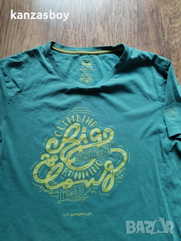 la sportiva - страхотна мъжка тениска M, снимка 2 - Тениски - 53950352