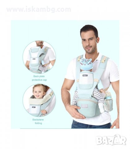 КЕНГУРУ ЗА НОСЕНЕ НА БЕБЕ ОТ 0 ДО 36 МЕСЕЦА - код 1850, снимка 3 - Кенгура и ранички - 33930916