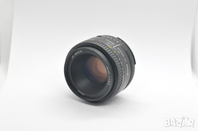 Обектив Nikon AF Nikkor 50mm f/1.8D, снимка 1 - Обективи и филтри - 44482357