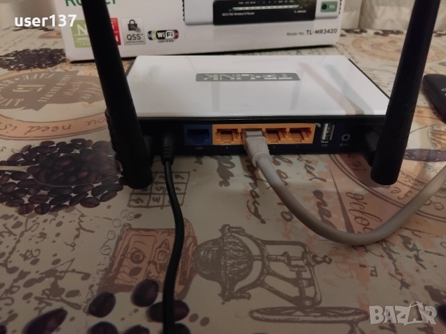 TP-Link TL-MR3420, снимка 2 - Рутери - 51948506