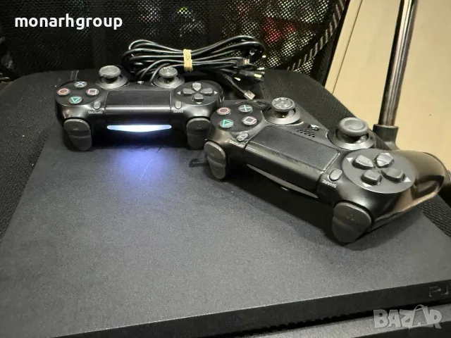 Конзола Playstation 4 Slim / CUH-2216A/500GB/+два джойстика/+ всички нужни кабели, снимка 11 - PlayStation конзоли - 55826458