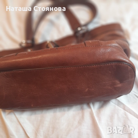 Дамска кожена чанта "Автограф" на Маркс и Спенсър, снимка 5 - Чанти - 51692943