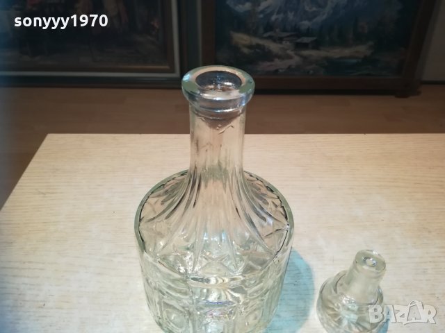 стъклена бутилка гарафа 0411201139, снимка 12 - Колекции - 30669210