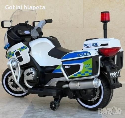 Акумулаторен Мотор POLICE 12V, снимка 5 - Детски велосипеди, триколки и коли - 53945346
