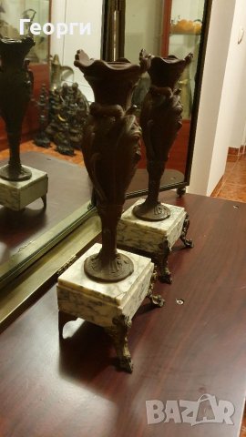 Антикварни френски вази , снимка 4 - Антикварни и старинни предмети - 38115190