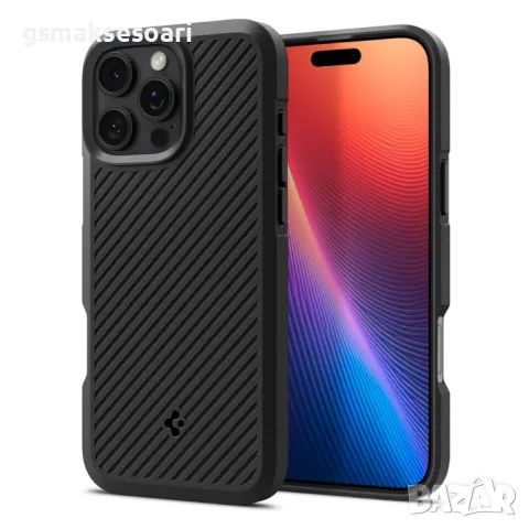 Apple iPhone 16 Pro - Удароустойчив Кейс Spigen Core Armor, снимка 1