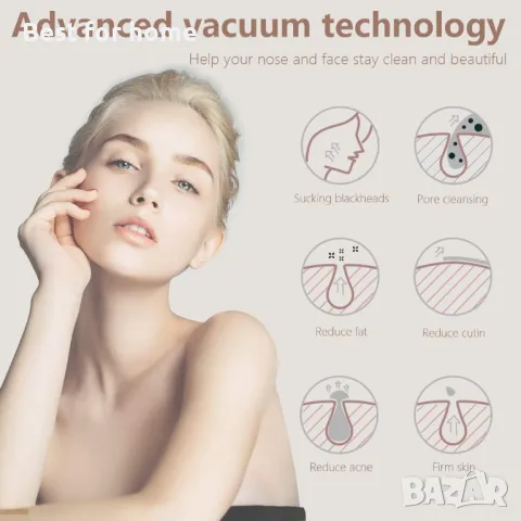 Професионален уред за почистване на порите на лицето Mosen, снимка 6 - Друга електроника - 49751293