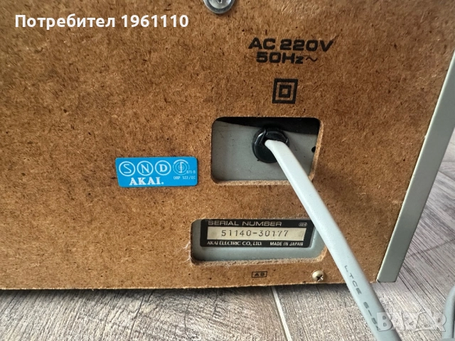 Касетен дек / akai cs-m02 deck-made in japan, снимка 10 - Декове - 52376192
