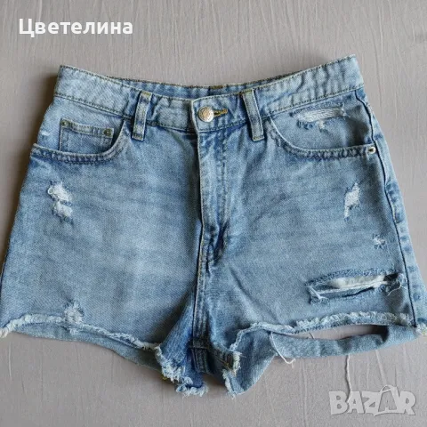 Къси дънкови панталонки Terranova S, снимка 4 - Къси панталони и бермуди - 50179645