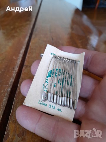 Стари безопасни игли, снимка 2 - Други ценни предмети - 44312136
