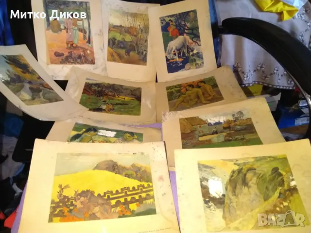 Gauguin. Éditions Braun & Cie, Paris Репродукции на Гоген 10 броя, снимка 3 - Декорация за дома - 47410156