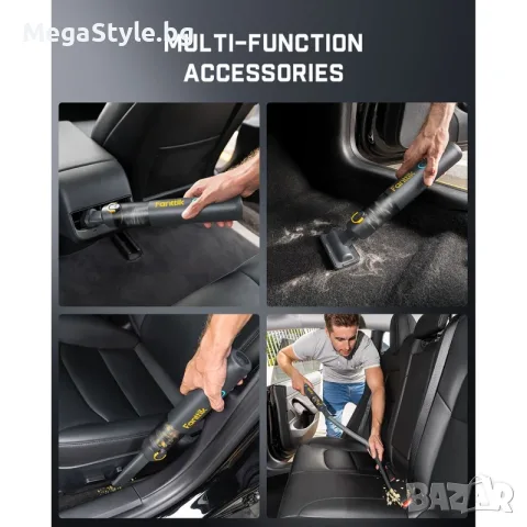 Прахосмукачка за кола Fanttik Slim V8 APEX RobustClean® , снимка 4 - Прахосмукачки - 55940667
