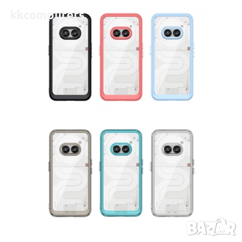 Nothing Phone (2a) Силиконов Калъф Transparent TPU и Протектор, снимка 2 - Калъфи, кейсове - 52664035