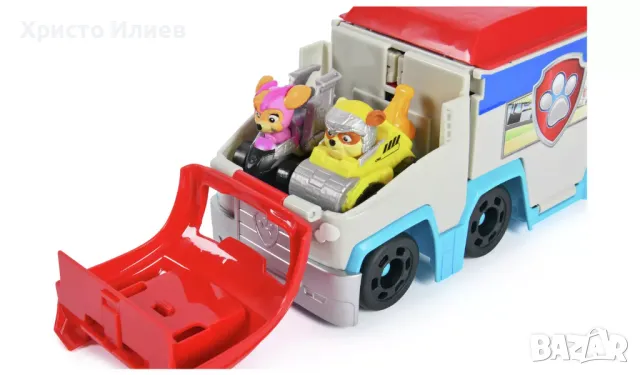  Камион писта патрулер на Пес Патрул Paw Patrol с 4 колички с кученца, снимка 7 - Коли, камиони, мотори, писти - 48081450