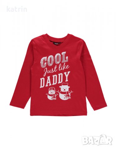 Английска блузка със забавен надпис от George 