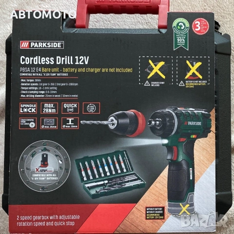 Нов Винтоверт Парксайд 12V