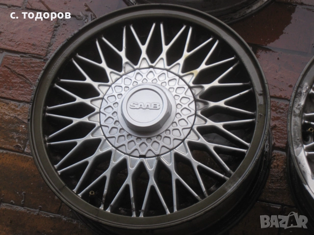 SAAB 900 / SAAB 9000 джанти CROSS SPOKE (6*15), снимка 2 - Части - 52754753