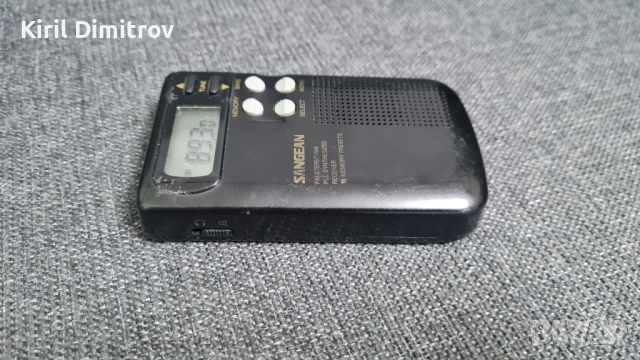 Sangean DT-200 – FM/AM джобно цифрово радио, снимка 4 - Радиокасетофони, транзистори - 52913614